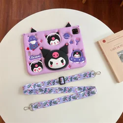 Cute 3D Cartoon Stand Silicone Tablet Protective Case - Galaxy Tab A11+ (YZKLM - SP)