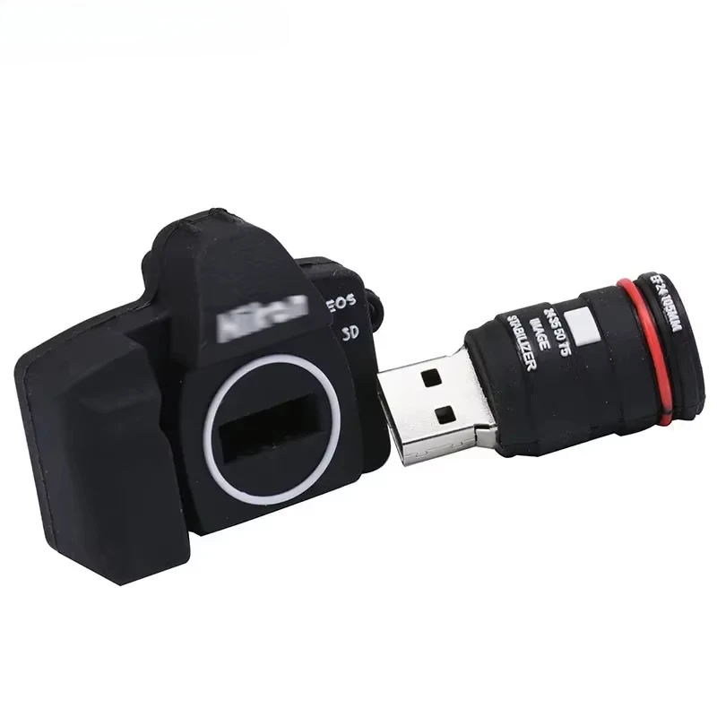 뜨거운 판매 카메라 모양 USB 플래시 메모리 스틱 엄지 드라이브 64GB/32GB /16GB 메모리 스틱 플래시 카드 사진 선물