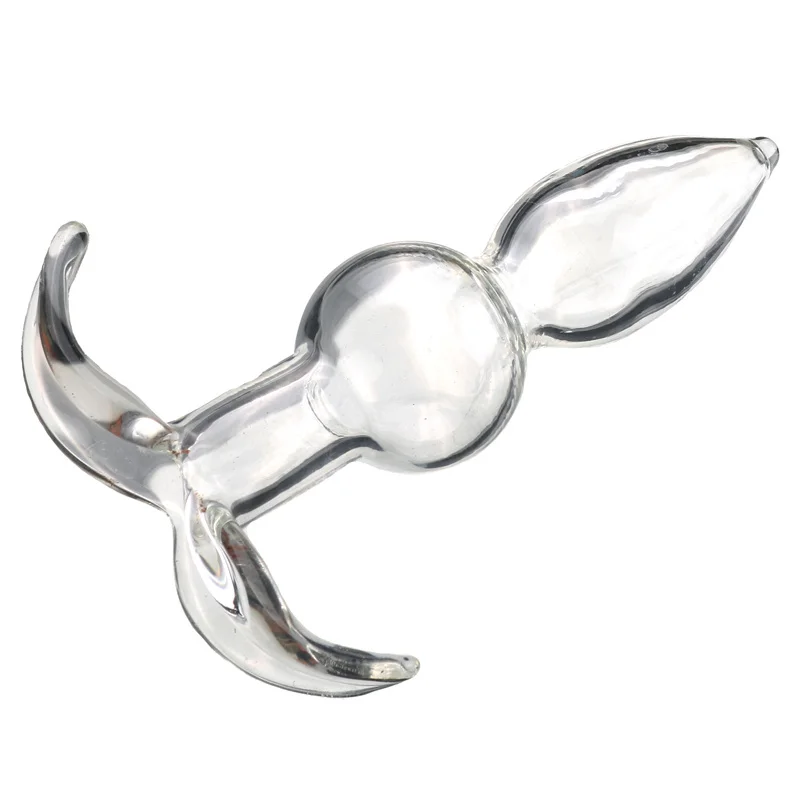 Hollow Expander Tube Glass Phallus Backyard Expansion Women Masturbator Anal Plug Training Orgasm Game Anus Peeping Buttplug