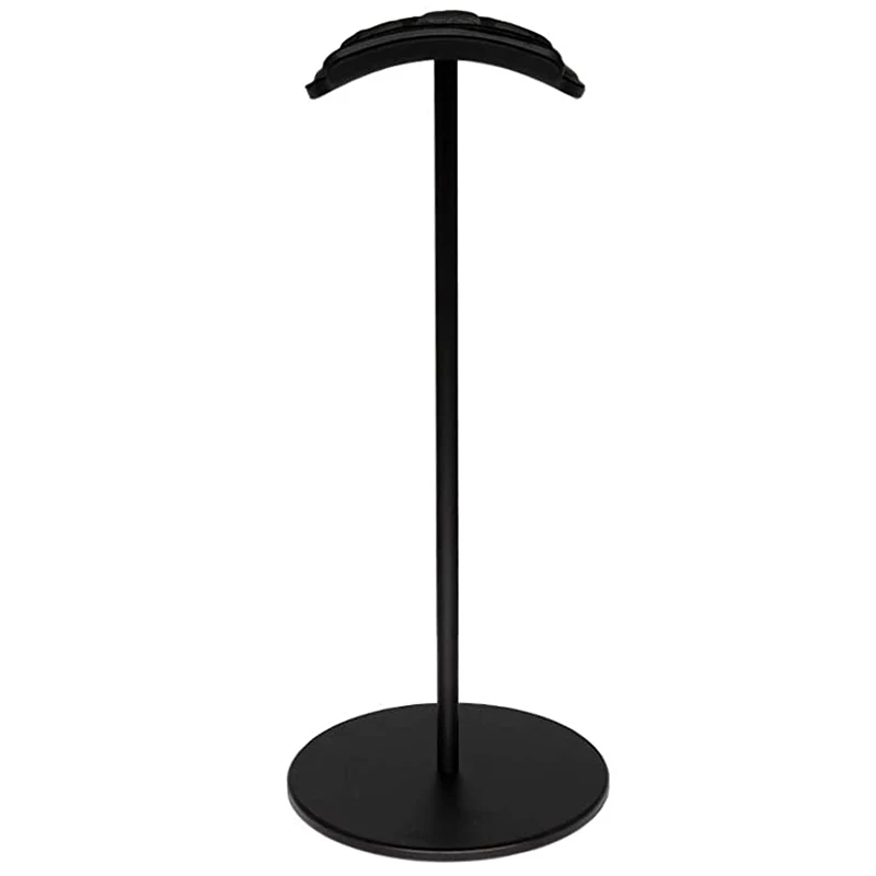 

Aluminum Metal Headphone Stand Black Advanced Headphone Holder with Leather Pad Desk Headset Stand for Sony,Bose,Beats