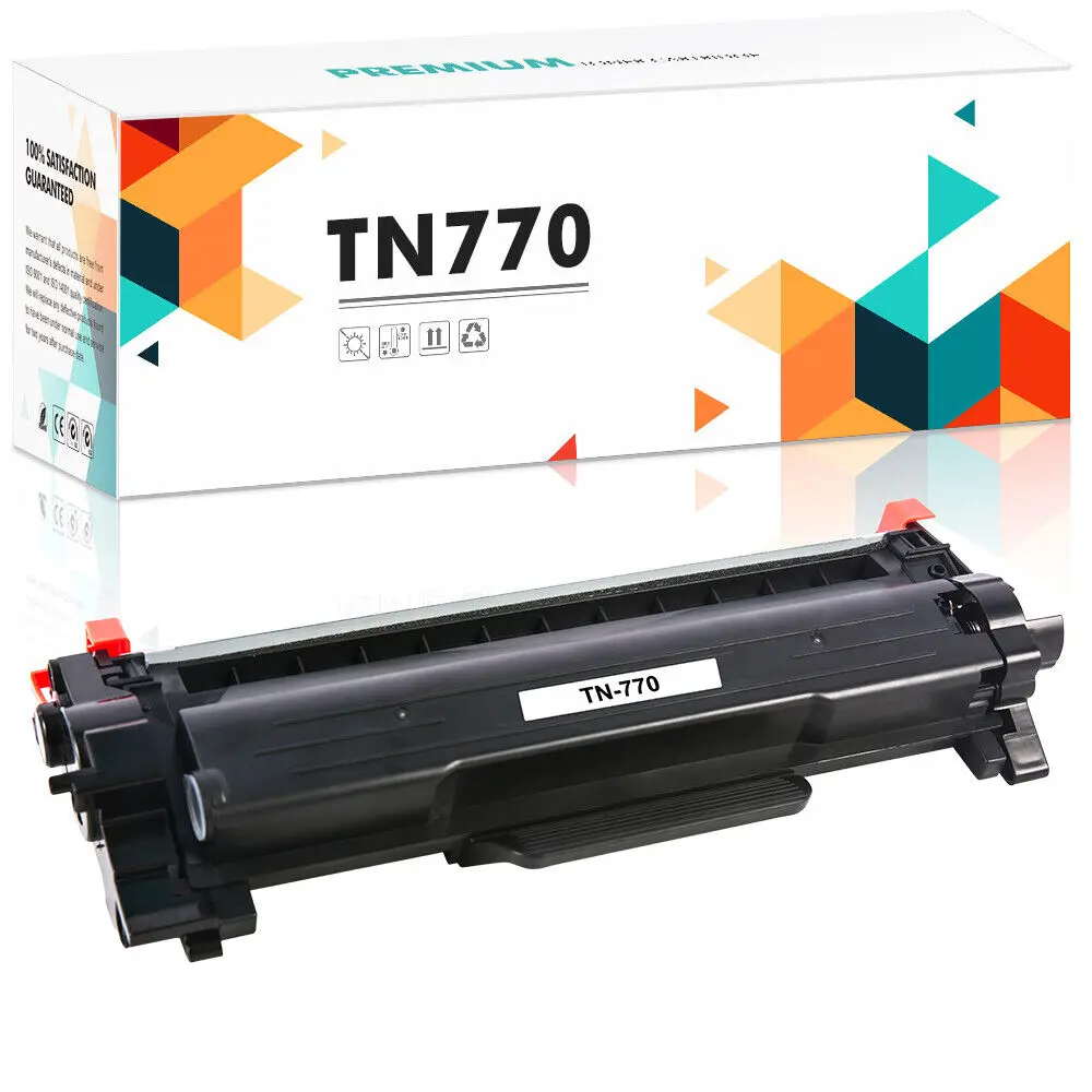 Toner 1Pk Compatibile Con Brother Tn770 Hl-L2370Dw L2370Dw Mfc-L2750Dw L2750Dw