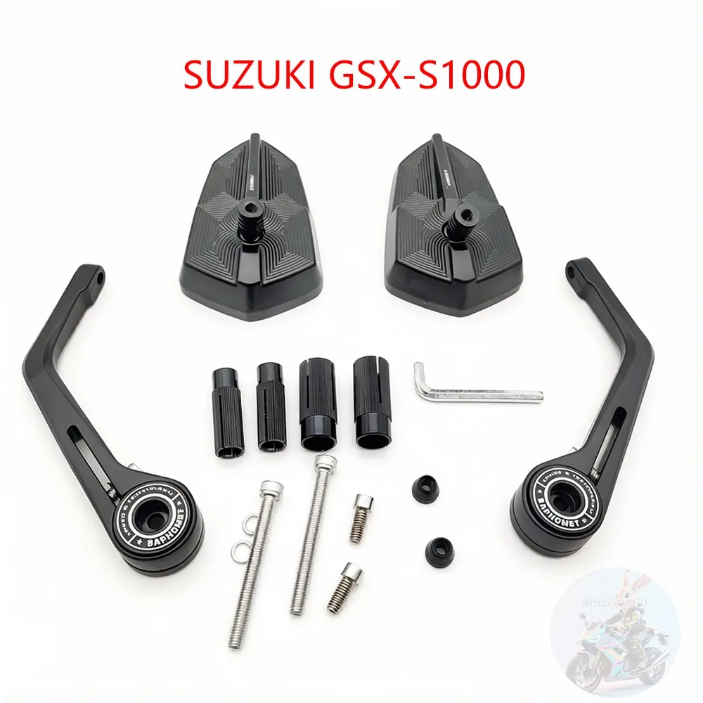 스즈키 GSX-S1000 GSX-S1000GT 범용 오토바이 7/8인치 22mm 핸들 바 엔드 백미러