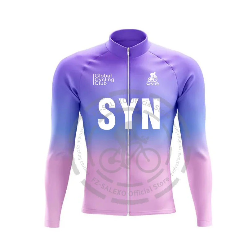 thumbnail image 1 of Nueva camiseta de ciclismo SYN para primavera y otoño para hombre, camisetas de ciclismo de manga larga, camisetas para bicicleta de montaña, ropa transpirable de secado rápido para bicicleta de carre, 1 of 5