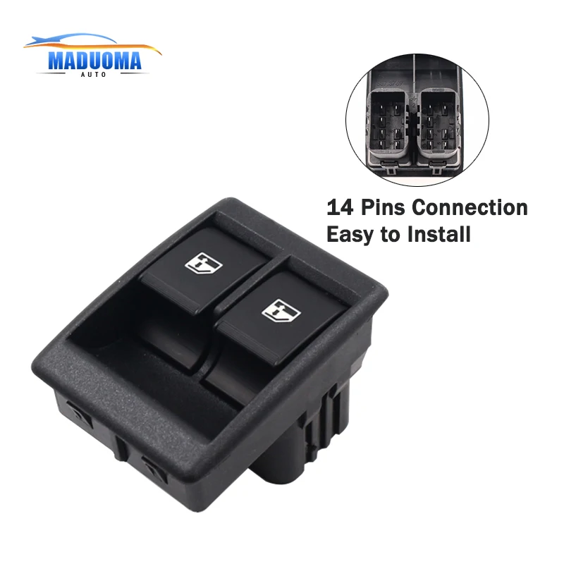 

Car Power Window Switch Lifter Control Button 12B357.3769 12B3573769 For LADA Accessories
