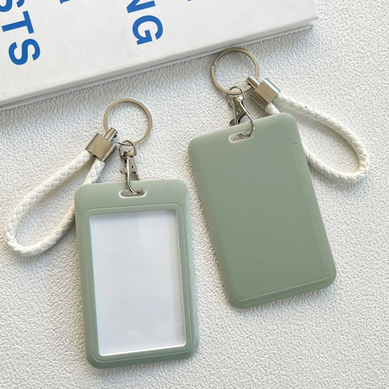 INS Bus Card Protective Cover Macaron Color Student Meal-card Campus Access Card ID Card Cardcase Portable Convenient Cover