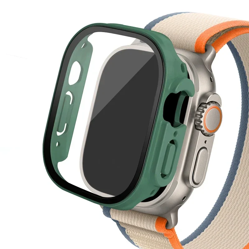 Durable Glass Case with Screen Protector for Apple Watch Ultra 2 - 49mm