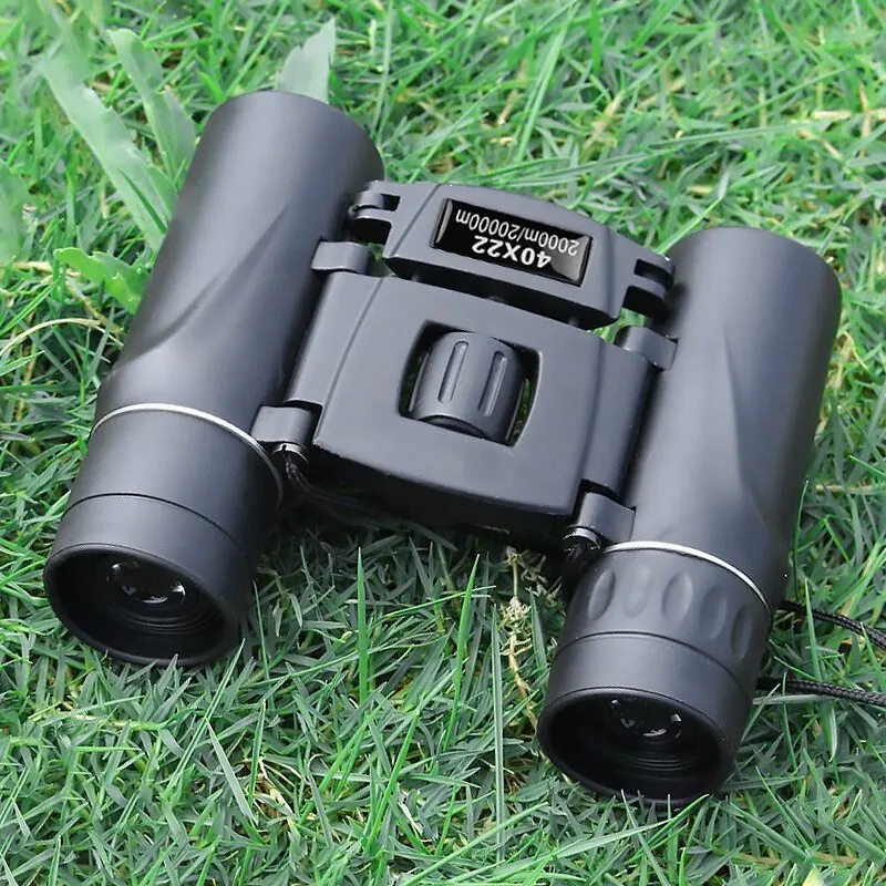 Folding Telescope 40x22 HD Powerful Binoculars 2000M Long Range Mini BAK4 FMC Optics Hunting Sports Outdoor Camping Travel