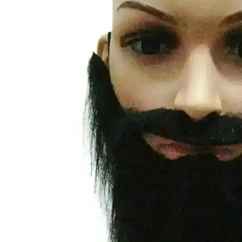 1 Pcs Long Fakes Beard Mustache Party Halloween Decoration Festival Supplies Male Men U Shape Artificial Beard Party Favors