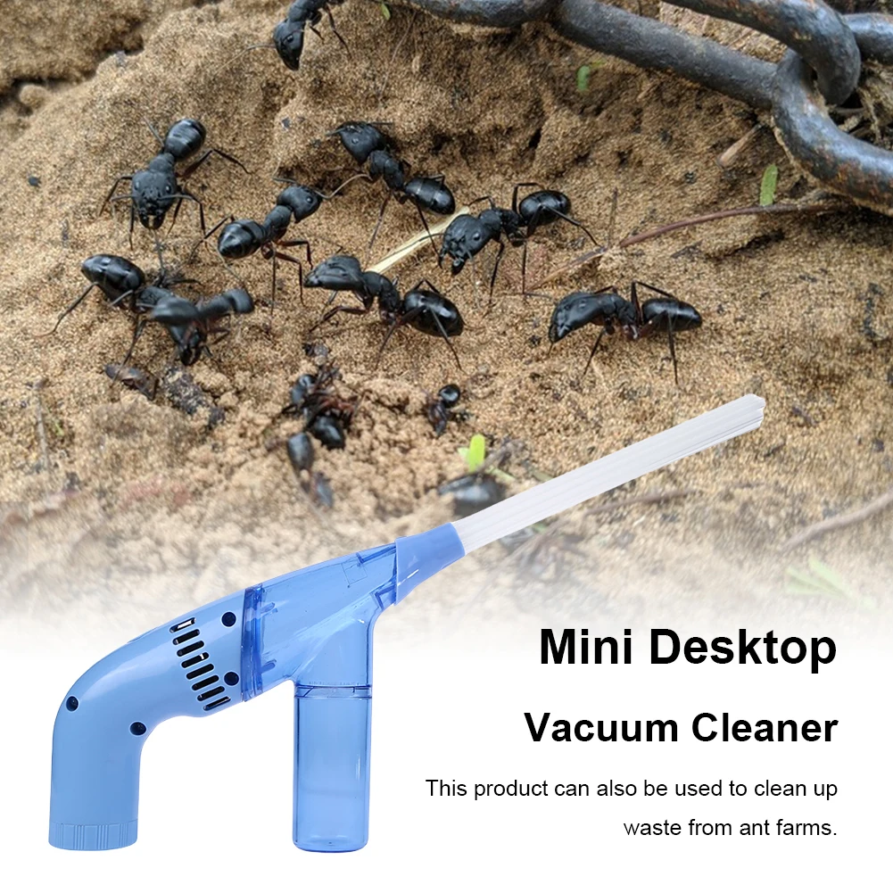 Electric Mini Vacuum Cleaner Portable Ant Nest Dust Remover Multifunctional Battery Powered Ant Nest Anthill Accessories