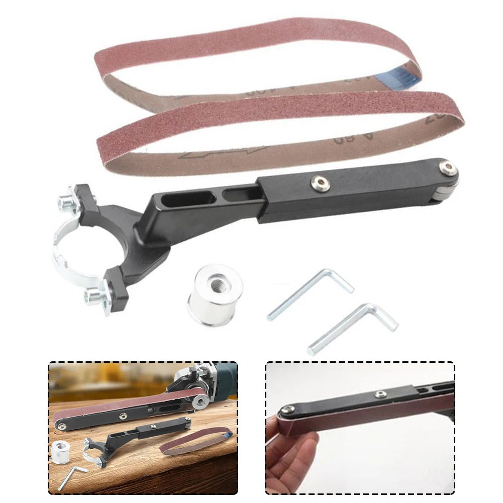 

Шлифовальная машинка, модифицированный аксессуар, ленточная шлифовальная машинка для угловой шлифовальной машины 100, шлифовальная машинка для обработки дерева, полировка