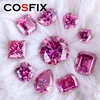 COSFIX 0.1-10ct Rare Radiant/Oval/Pear/Heart Cut Moissanite Loose Stones Real Pink Cushion Shape Certified Moissanite Diamonds 1