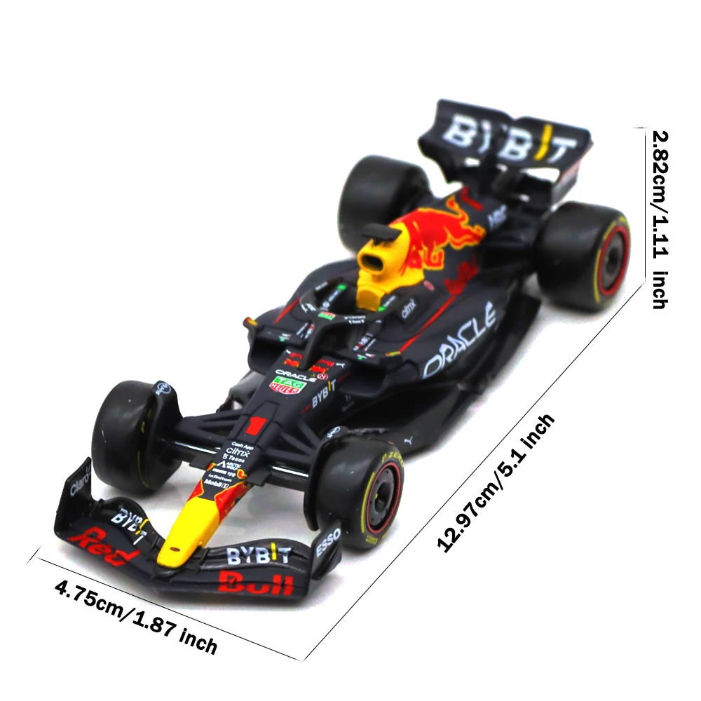 Bburago 1/43 2022 2023 F1 Cars Red Bull RB18 Ferrari F1-75 Mercedes AMG W13 Racing Cars Toys  Alloy Vehicle Diecast Cars Models