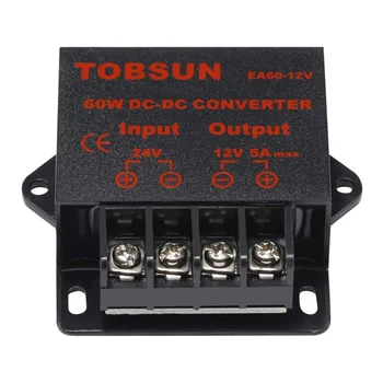 DC 24V to 12V 5A 10A Step Down Buck Converter ตัวควบคุมแรงดันไฟฟ้าลด Power Converter มินิโมดูล Transformer Converter 1