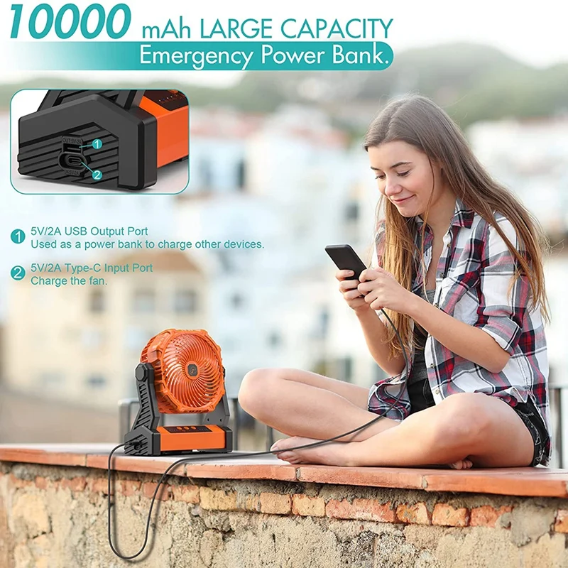 ķ  LED , 10000Mah ߿ Ʈ ,   ũ, 270  ǹ 4 ӵ, ķ  ۾  