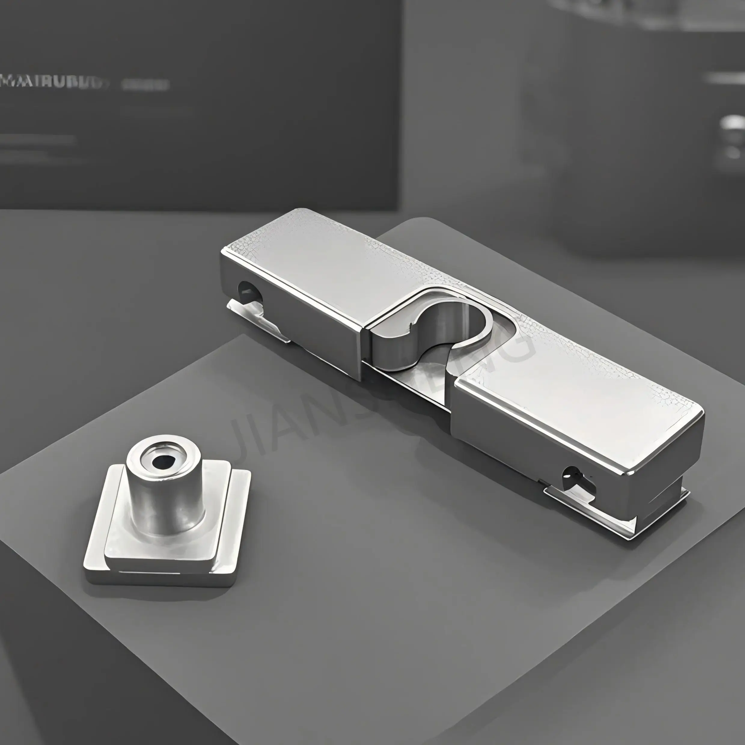 Euro Slot Clamp Clasp Corner Buckle Stainless Steel Door Window Lock Point Perforation-Free Installation Casement Sealing