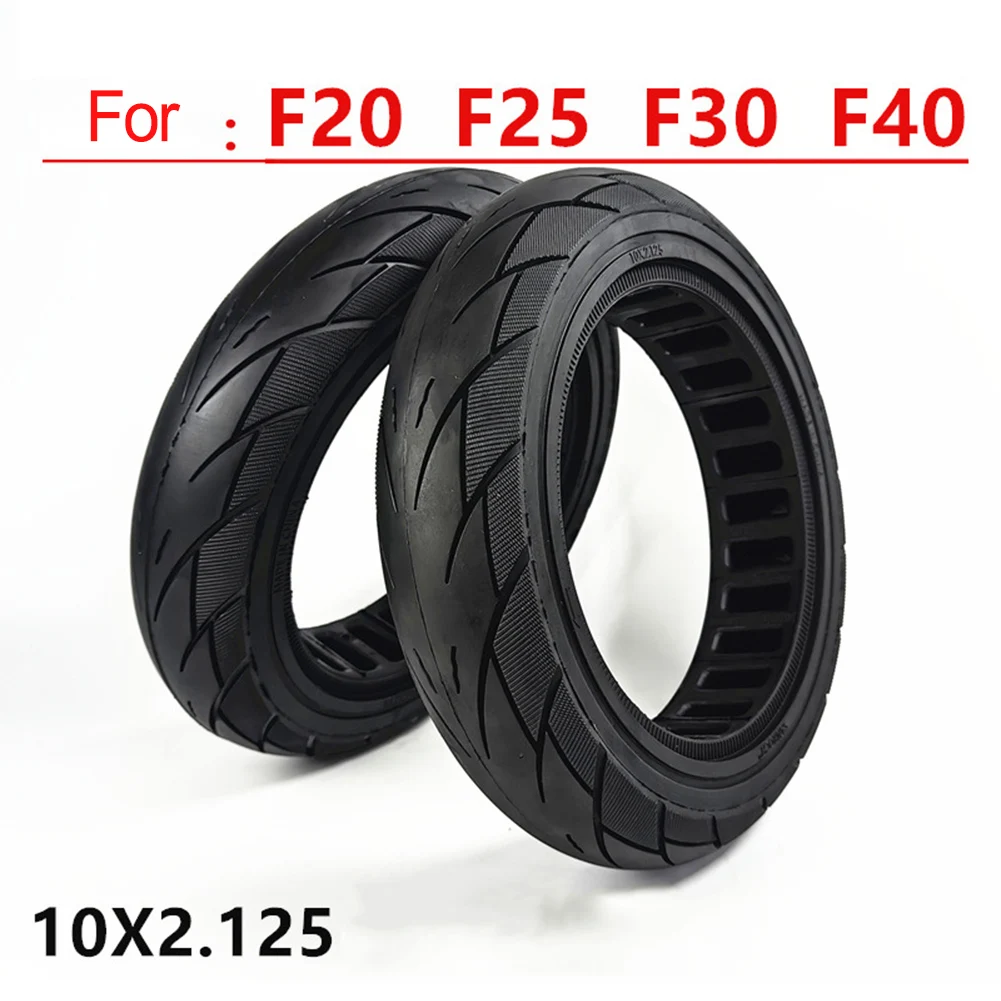 

10Inch 10x2.125 Solid Tyre For Segway For Ninebot F20/F25/F30/F40 Electric Scooter Solid Tires Rubber Anti-skid Tires