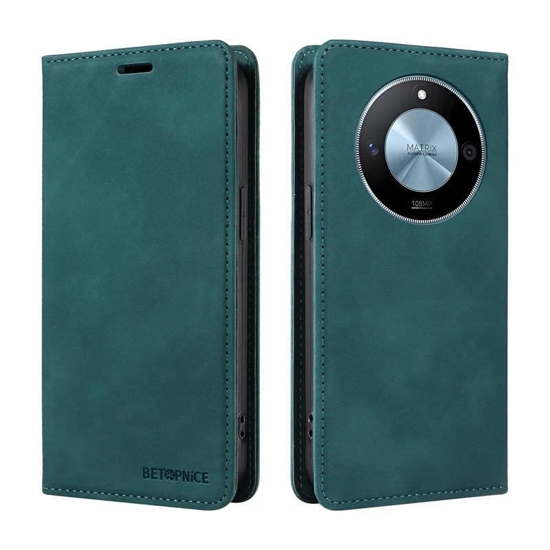 Premium Anti-Theft Leather Wallet Flip Phone Case with Card Holder