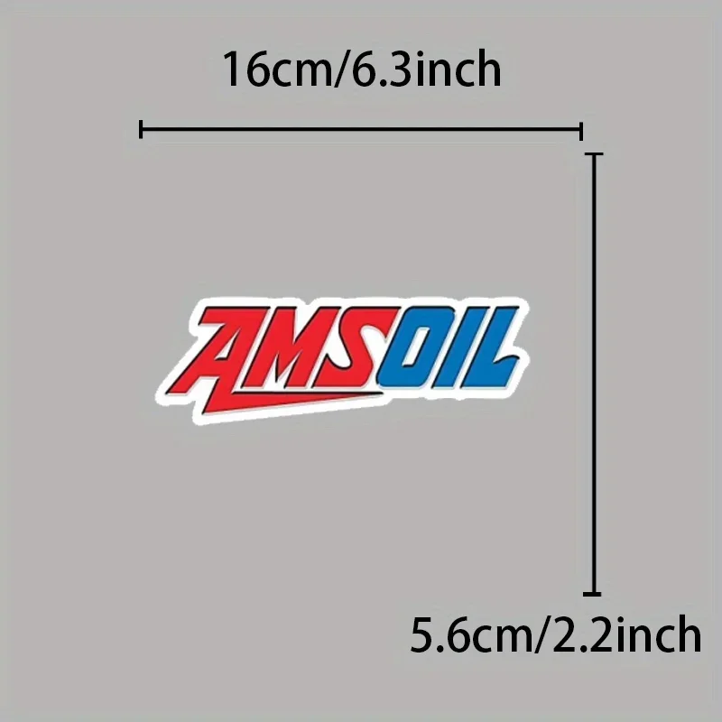 1PC 멋진 AMSOIL 자동차 스티커, 자동차를 개인화하기 위한 독특한 엠블럼, 오일에 민감한 운전자에게 적합