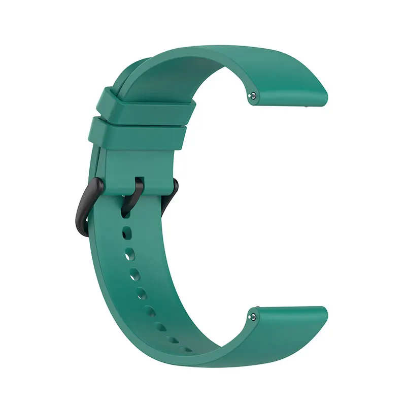 Versatile 20mm Silicone Smart Watch Strap Bracelet