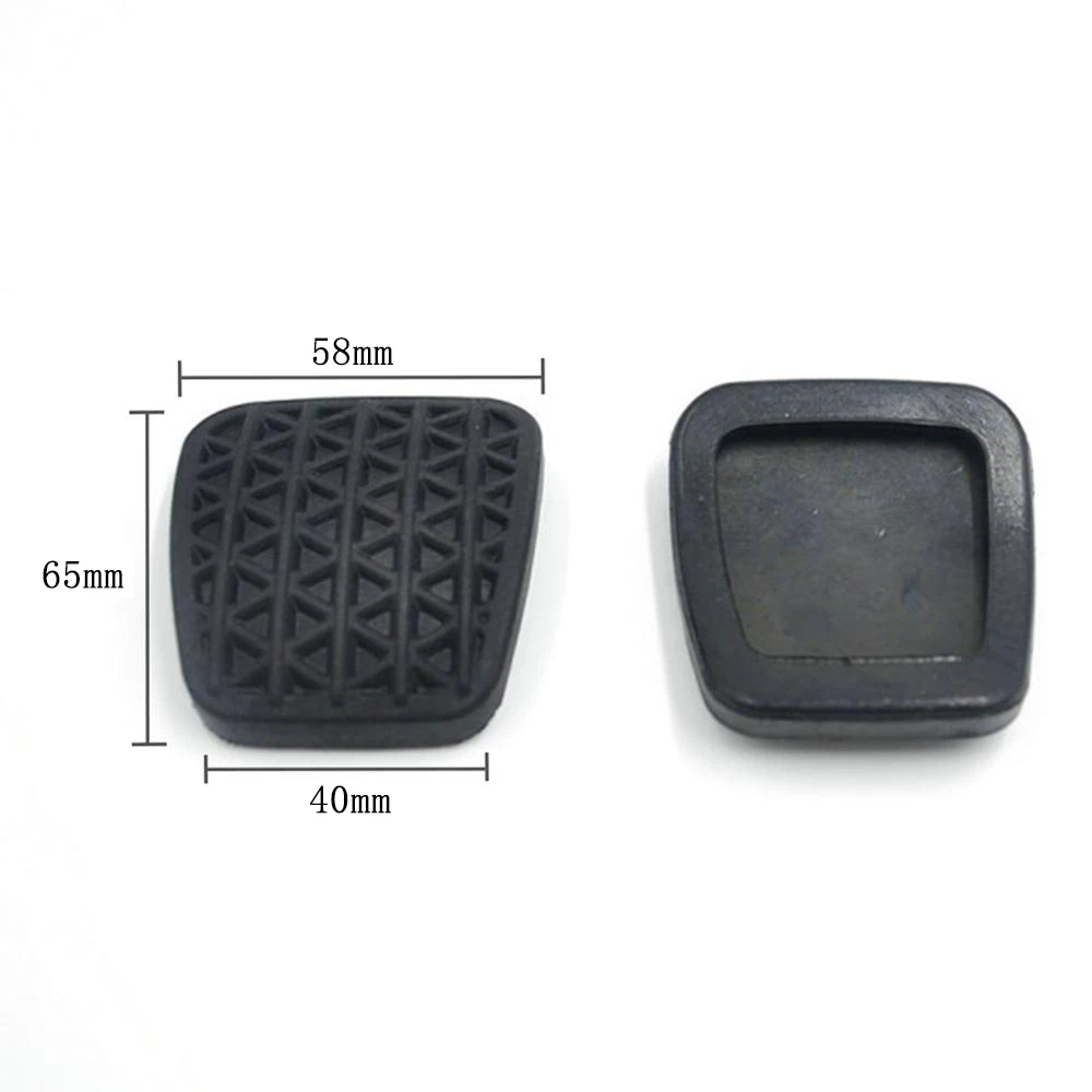 2pcs Universal Car Pedal Pad Rubber Covers High Quality Brake Clutch Pedal Pad Rubber Cover Protective Case For Opel Vauxhall