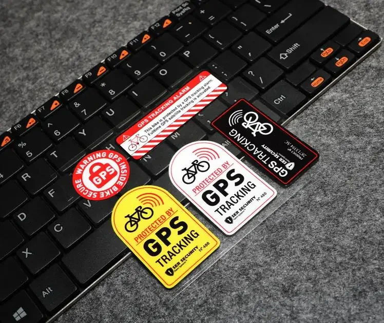 Vinyl WARNING Motorcycle Sticker Anti-Theft Decal Reflective for Bike Scooter Car Protected By GPS TRACKING Alarm car reflective stickers,car sticker,car stickers,car body stickers,car key sticker