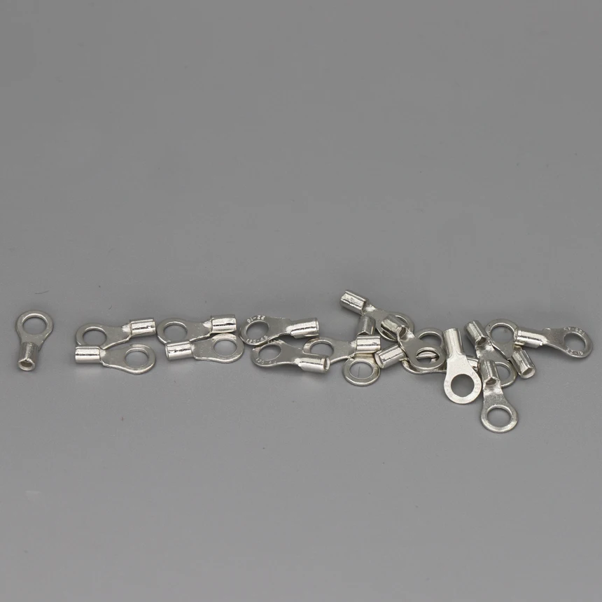 Connecteurs De Tube à Sertir Simples/doubles En Cuivre – Lot De 100 – 0,8 à 2,6 Mm