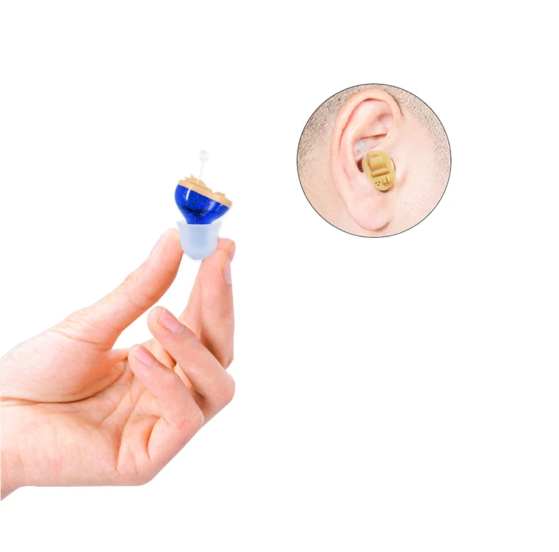 Mini CIC In The Ear Deaf Machine Sound Amplifier Invisible Hearing Aid Price Battery A10 For Seniors Audífonos First Aid 5