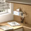 Washing Tabl Bathroom Universal Storage Bathroom Shelves Wall Mounted Storage Rack Mirror Cabinet Storage No Need To Punch Holes 2