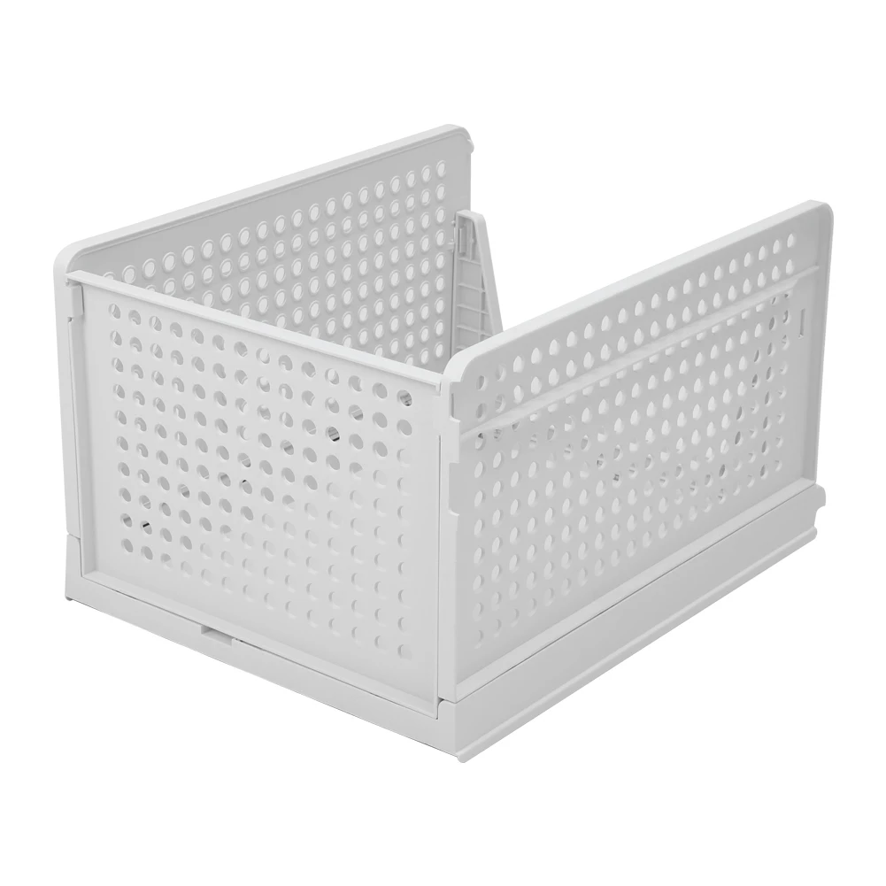 【Lifeideas】Foldable Stackable Drawer Storage Basket Organizing Boxes Partition Bedroom Office Organizers Closet Clothes