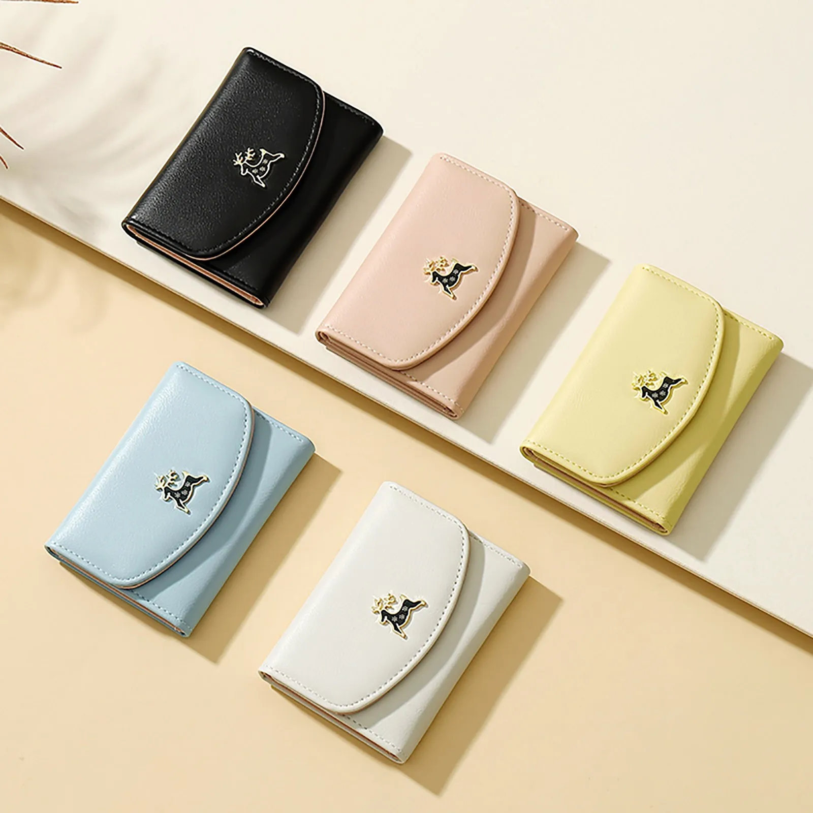 Ladies Cute Tri Fold Mens Leather Wallet Wallet Organizer Belt for Men Womens Checkbook Wallets Thin for Men
