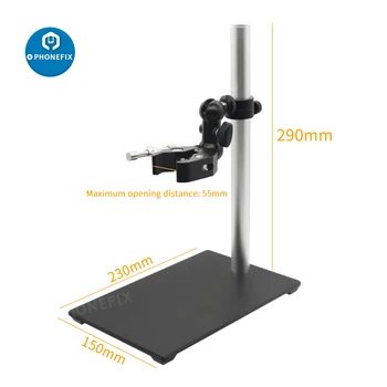 산업용 카메라용 USB 현미경 스탠드 홀더 브래킷, 웹캠 리프팅 지지 프레임, PCB 마더보드 납땜 수리