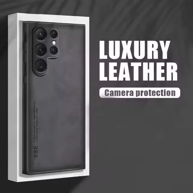 Magnetic Leather Silicon Phone Case - Premium Edition