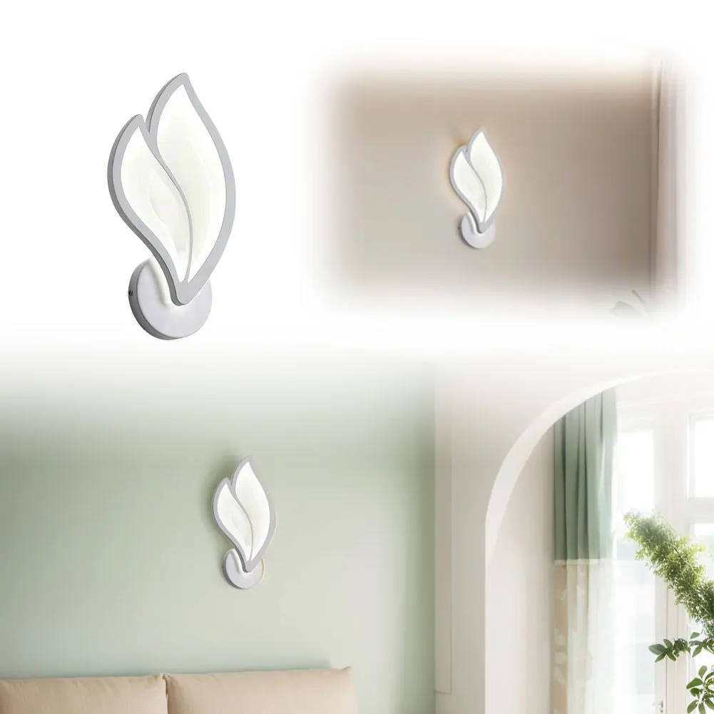 LED Wall Lamp Wall Light Led Light Petal Wall Light Fixture Acrylic LED Porch Light Modern Wall Pack for Bedroom Living Room