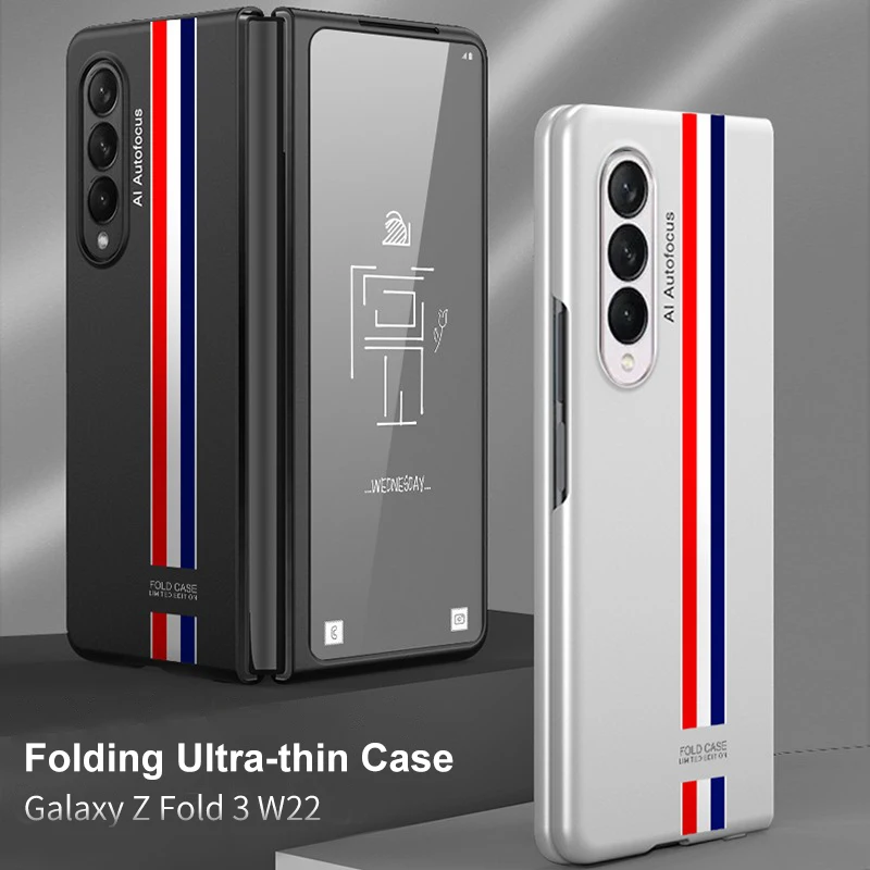 

Оригинальный чехол GKK для Samsung Galaxy Z, складной чехол для телефона с роскошным рисунком, все в комплекте, Матовый Жесткий чехол для Samsung Z, складной чехол для телефона