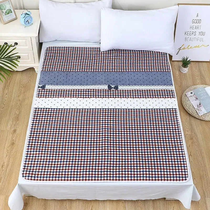 Waterproof Changing Pad Bedsheet Cover Urine Mat Reusable Adult Diaper Baby Nappy Diaper Washable Bed Protector Incontinence Pad 6