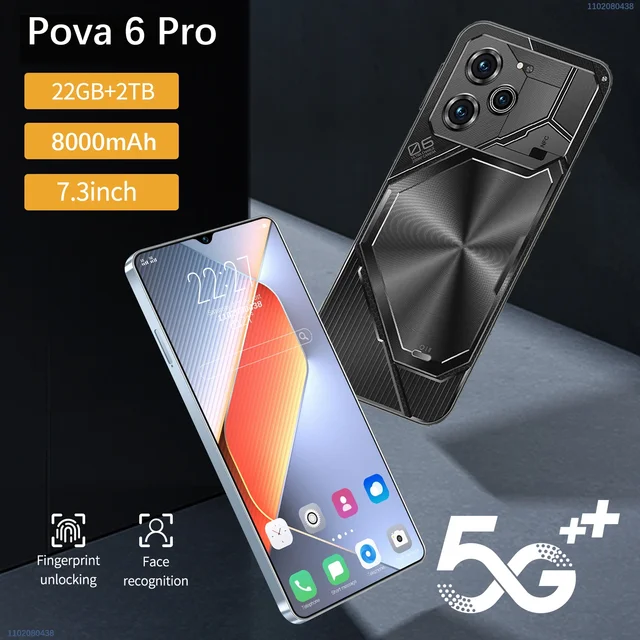 Original Pova 6 Pro Smartphone 5g 7 3inch Hd 22g 2tb Cell Phone Dual Sim Mobile.jpg