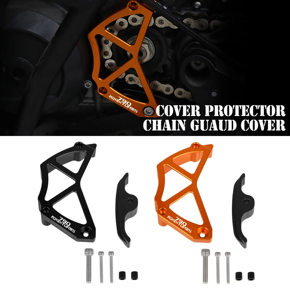 

Motorcycles For 790 890 Adventure S R 21-2022 790 890 Duke 2020-2022 2021 Chain Guaud Cover Front Sprocket Guard Protector Cover