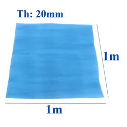 1 Roll 20mm 1x1m Polyester Fiber Air Filter Thickness Paint Shop Car Spray Booth Air Filter Material Extraction Panel Waterproof