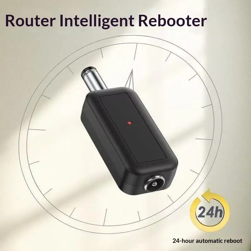 1/3/5Pcs 24H 자동 전원 차단 재설정 도구 DC WiFi 자동 재부팅 라우터 5.5x2.1mm 재시작 제어 라인 5V-24V
