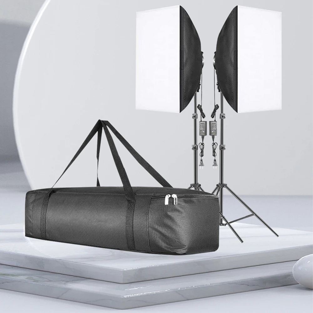 PhotographycontinuouslightingLEDVideoSoftLightkitsetwith