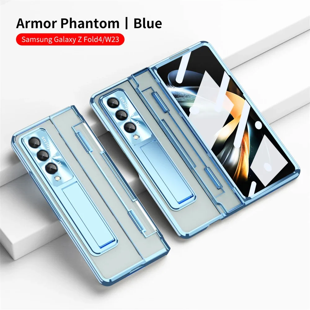 Průhledný kryt Armor Phantom HD pro Samsung Galaxy Z Fold 3 Fold 4 Huawei Magic VS Mate X2, plně odolný proti nárazům_voghion.com