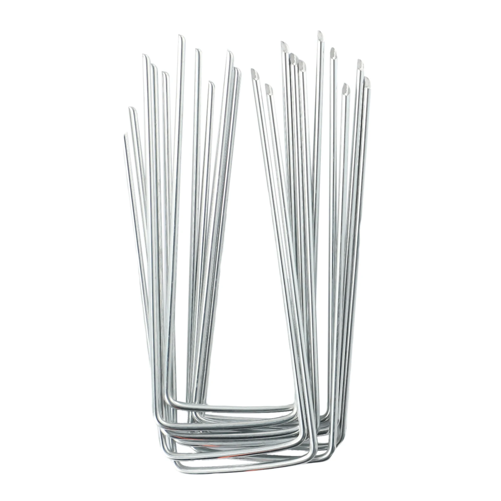 

Durable Hot Sale Newest Protable Tent Pegs 10/15/20 CM Length U-shaped Ground Nail Tarpaulin Galvanized Steel Nail