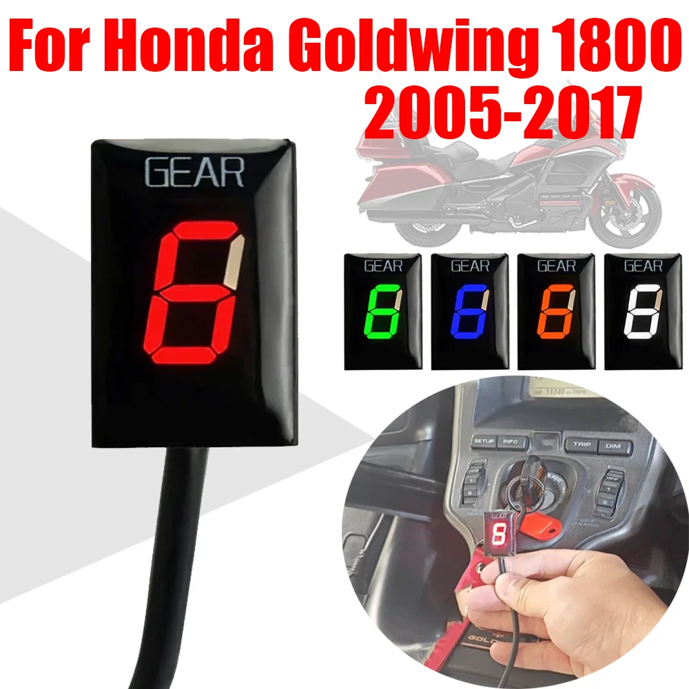 Motorcycle Accessories Gear Indicator For Honda Goldwing GL1800 Gold Wing GL Waterproof Gear Display Meter