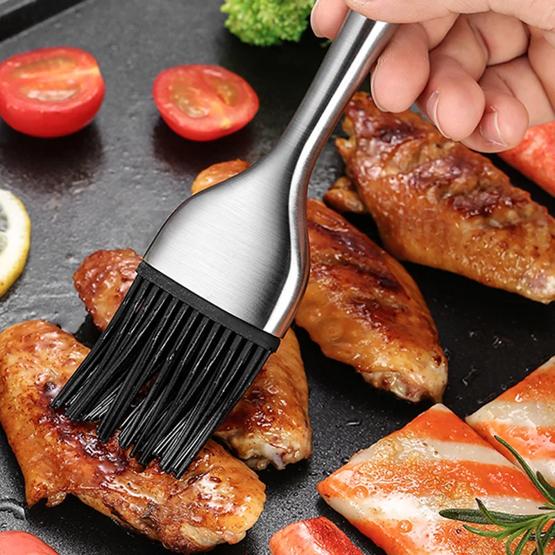 Pinceaux De Cuisine En Silicone 4 PCS Barbecue À Badigeonner