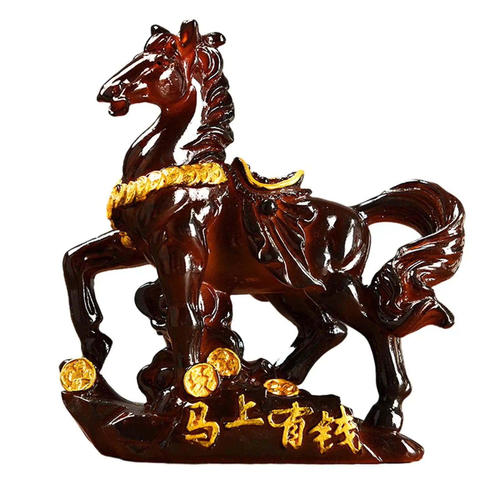 Horse Statue Home Decorations Tabletop Ornament Souvenir Tea Play Tea Pet for Home Office Desk Tea Table Yoga Room Shelf Tearoom