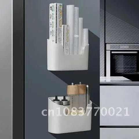 

Bathroom Storage Rack Wall Mounted Storage Box Phone Holder Kitchen Cabinet Door Remote Control Organizer Sundries Storage Box