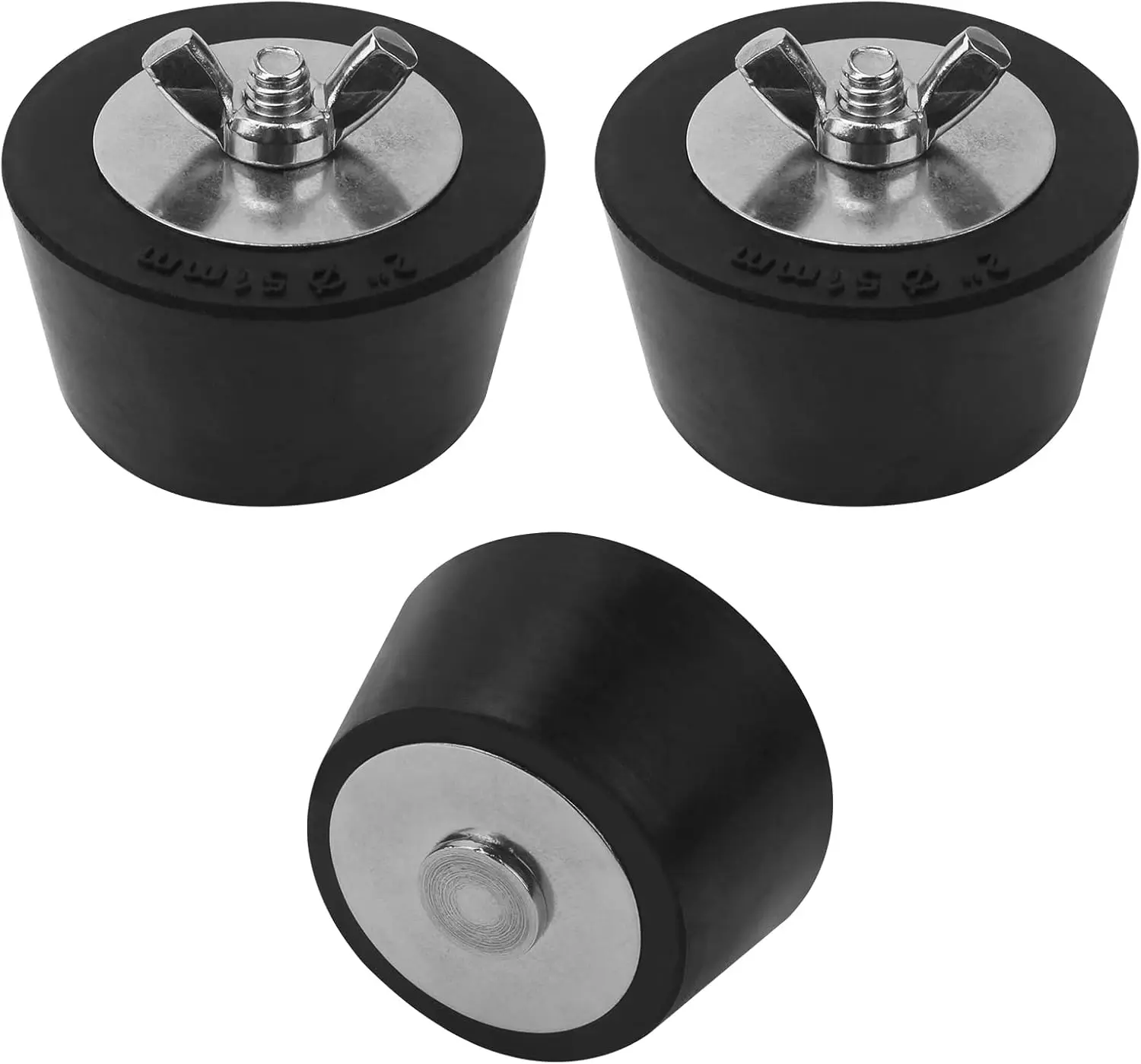 Rubber Winter Antifreeze Pool Plugs Expandable Winterizing Stoppers with SS Screws for Pipe Sealing Pool Accessories