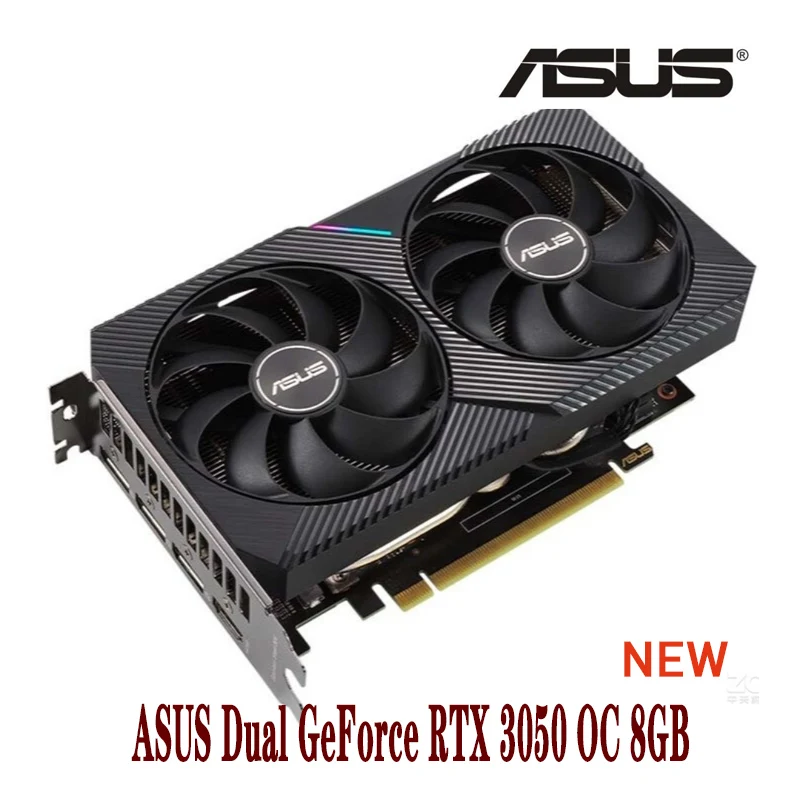 ASUS DUAL RTX3050 O8G  RTX 3050 Support AMD Intel Desktop CPU LHR NEW gpu computer