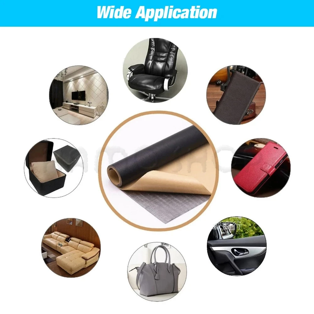 Versatile Self-Adhesive PU Leather Repair Tape