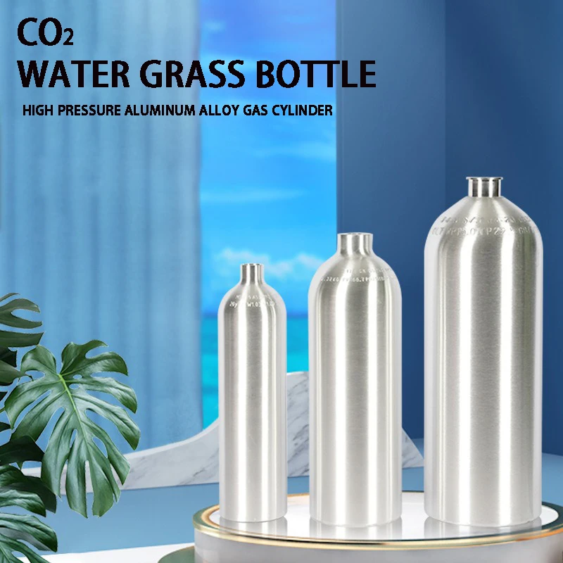Fish tank CO2 cylinder CO2 explosion-proof oxygen filled cylinder Aquarium aluminum alloy high-pressure aluminum